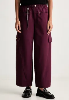 Liu Jo pantaloni cargo pentru femei imagine