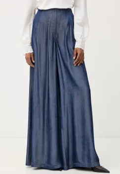 Liu Jo pantaloni wide leg de dama cu vascoza imagine