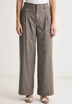 Liu Jo  pantaloni wide leg pentru femei imagine