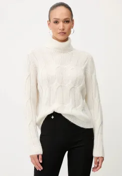 Liu Jo pulover din amestec de lana imagine