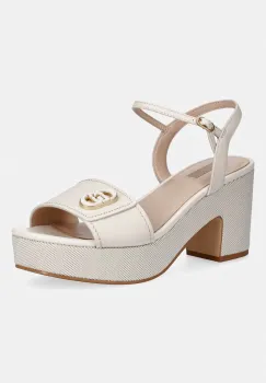 Liu Jo sandale cu toc de piele HARPER 04 imagine