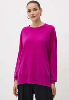 Liviana Conti pulover de casmir culoarea violet, light, F4WC59 imagine