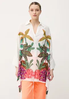 Lola Casademunt bluza tip camasa femeiasca din vascoza imagine