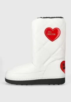 Love Moschino cizme de iarna culoarea alb, JA24172G1HIT710A imagine