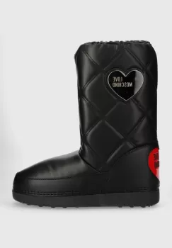 Love Moschino cizme de iarna culoarea negru, JA24172G1HIT7000 imagine