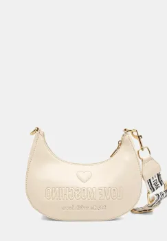 Love Moschino geanta culoarea bej, JC4219PP0MKF0110 imagine