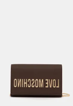 Love Moschino geanta culoarea maro, JC4103PP1NKD0301 imagine