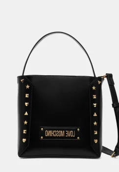 Love Moschino geanta culoarea negru, JC4270PP0MKH0000 imagine