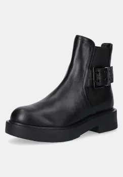Love Moschino ghete chelsea de piele culoarea negru, cu platforma, JA24054G1NIAX000 imagine