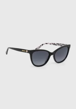 Love Moschino ochelari de soare femei, culoarea negru imagine