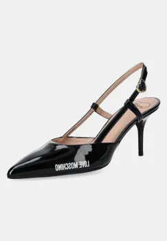 Love Moschino pantofi cu toc culoarea negru, JA10627G1MIH0000 imagine