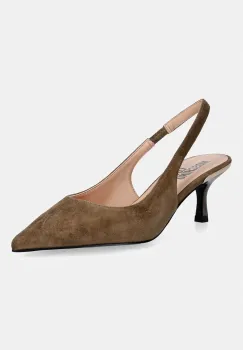 Love Moschino pantofi cu toc stiletto din piele intoarsa imagine
