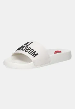 Love Moschino papuci culoarea alb imagine