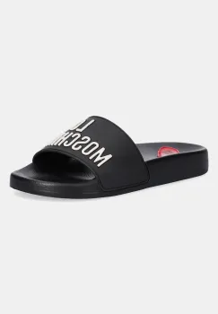 Love Moschino papuci culoarea negru imagine