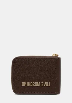 Love Moschino portofel culoarea maro, JC5639PP1NLD0301 imagine