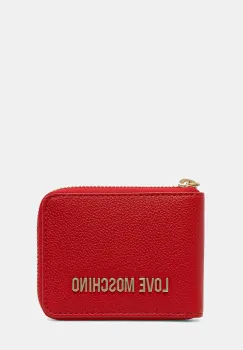 Love Moschino portofel culoarea rosu, JC5639PP1NLD0500 imagine