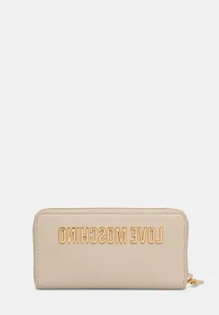 Love Moschino portofel femei, culoarea bej, JC5611PP1 imagine