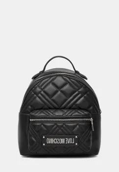 Love Moschino rucsac culoarea negru, mic, uni, JC4148PP1NLA000B imagine