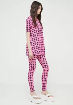 Love Moschino tricou femei, culoarea roz imagine