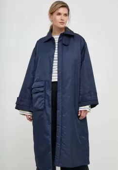 Lovechild geaca femei, culoarea albastru marin, de tranzitie, oversize imagine