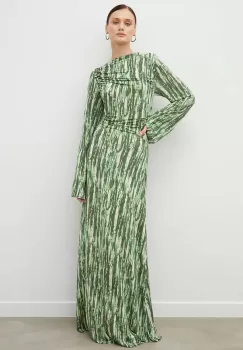 Lovechild rochie culoarea verde, maxi, evazati imagine