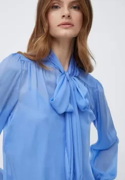 Luisa Spagnoli bluza de matase RUNWAY COLLECTION neted, 541119 imagine