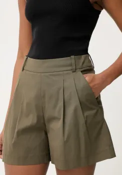 Luisa Spagnoli pantaloni scurti de dama din bumbac cu elastan Altalena imagine
