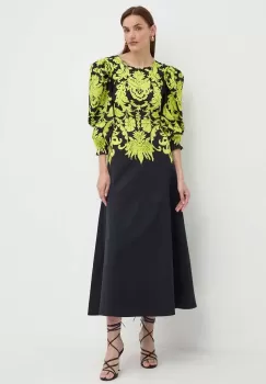 Luisa Spagnoli rochie RUNWAY COLLECTION maxi, evazati, 541116 imagine