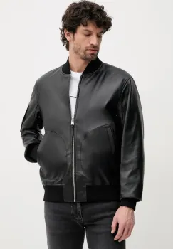 MACKAGE geaca bomber cu doua fete culoarea negru, de tranzitie, EASTON.SA imagine
