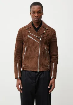 Mackage geaca de biker pentru barbati, din piele intoarsa imagine