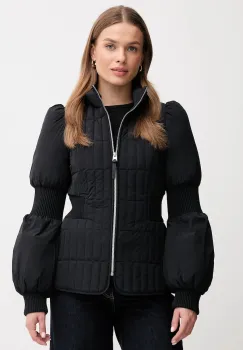 MACKAGE geaca de puf culoarea negru, de tranzitie, FELICIA imagine