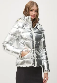 MACKAGE geaca de puf femei, culoarea argintiu, de iarna, MADALYN-M imagine