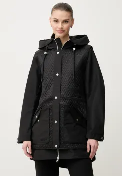 MACKAGE geaca femei, culoarea negru, de tranzitie, MELDA imagine