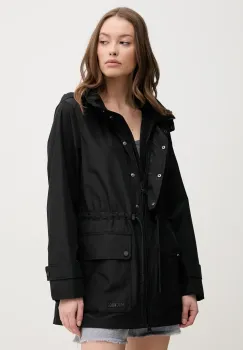 MACKAGE hanorac femei, culoarea negru, de tranzitie, KERYN imagine