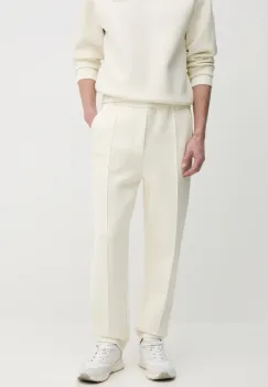 MACKAGE pantaloni de trening barbati, culoarea bej, neted, JAMIL.R imagine