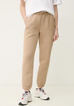MACKAGE pantaloni de trening femei, culoarea bej, neted, NEV.R imagine