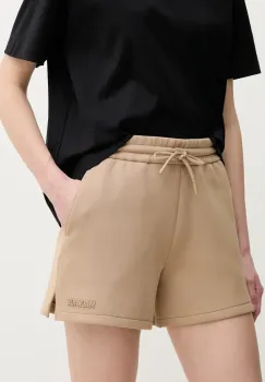 MACKAGE pantaloni scurti femei, culoarea bej, neted, medium waist, SUMMER.R imagine