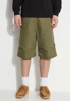 Maharishi pantaloni scurti Original Dragon Loose Snoshorts barbati, culoarea verde, 5070.OLIVE imagine
