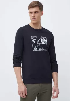 Mammut bluza Core barbati, culoarea negru, cu imprimeu imagine