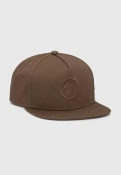 Mammut sapca de baseball din bumbac culoarea maro, cu imprimeu imagine