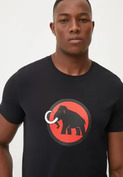 Mammut tricou Core barbati, culoarea negru, cu imprimeu, 1017.05891 imagine