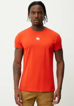 Mammut tricou Seon culoarea bej, uni imagine