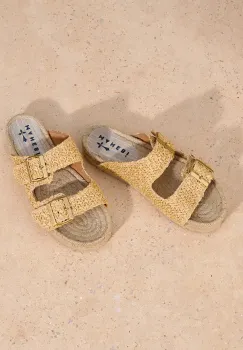 Manebi papuci Nordic Sandals femei, culoarea bej, V 2.8 R0 imagine