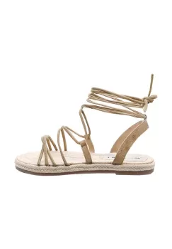 Manebi sandale Jute Sandals femei, culoarea bej, P 0.1 Y0 imagine