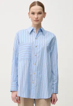 Marc Aurel camasa femei, cu guler clasic, relaxed, 6277-2000-24780 imagine