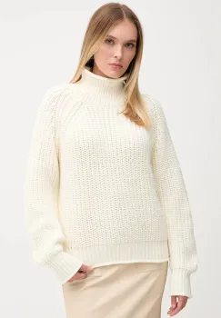 Marc Aurel pulover culoarea bej, cu guler, 8014-8000-82084 imagine