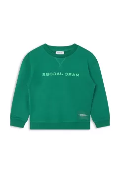 Marc Jacobs bluza copii culoarea verde, cu imprimeu imagine