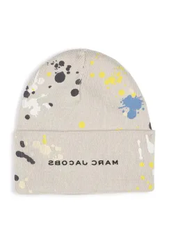 Marc Jacobs caciula de bumbac pentru copii culoarea bej, W60685 imagine