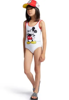 Marc Jacobs costum de baie dintr-o bucata pentru copii x Disney culoarea bej, W60527 imagine