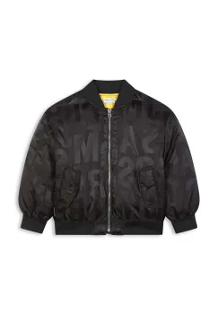 Marc Jacobs geaca bomber pentru copii culoarea negru, W60272 imagine